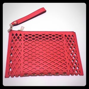 Bossy Red clutch is ready to hit the town with you
